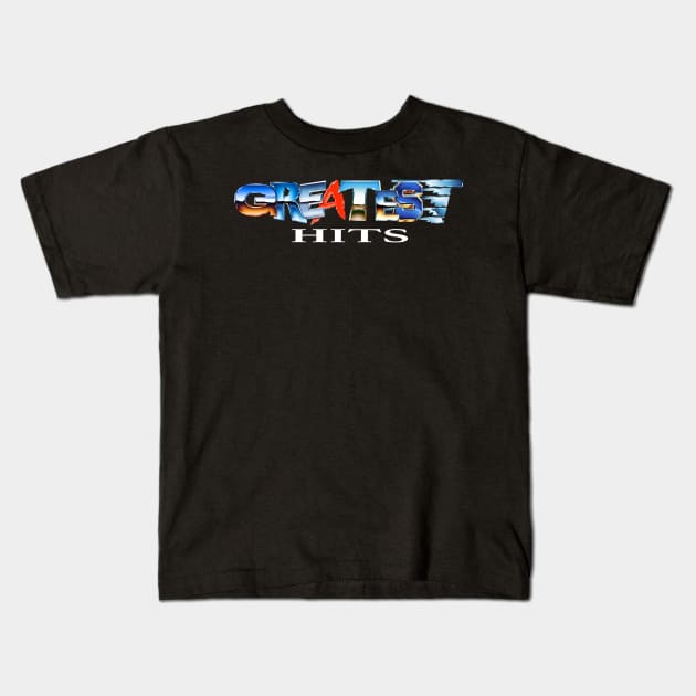 graphic greatest hits Kids T-Shirt by jeffstore